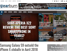 Tablet Screenshot of gearburn.com